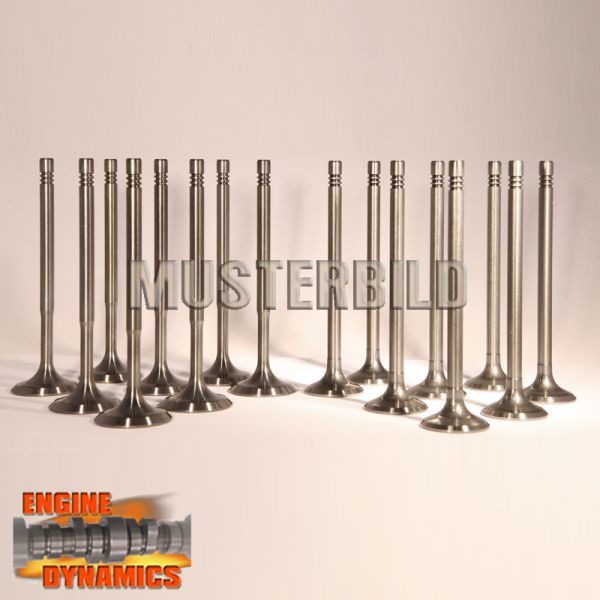 16 Ventile: 8x Einlassventil, 8x Auslassventil Ford Focus C-Max Mondeo